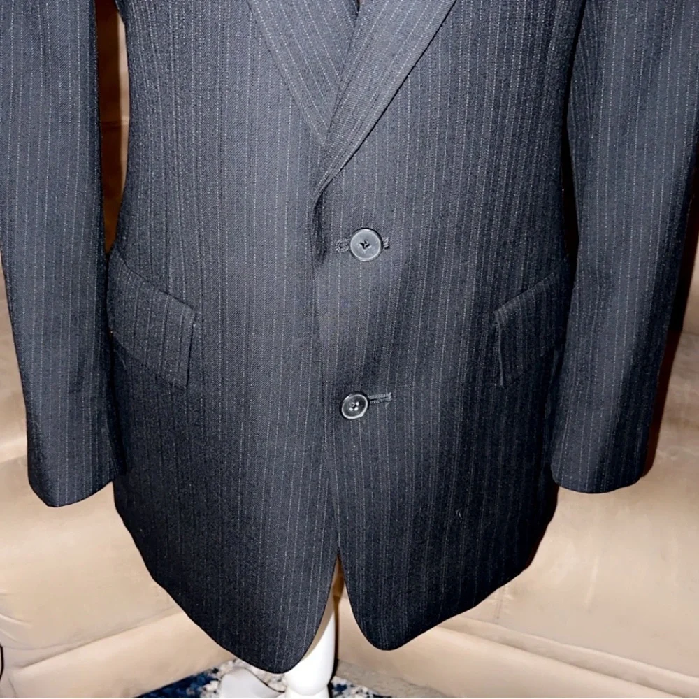 CHRISTIAN DIOR Pinstripe Blazer Jacket